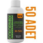 Colormax Kuaför Seti 30 Vol (%9) Aktivatör Krem Oksidan 90 ml x 50 Adet - Set boya