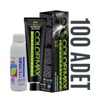 Colormax Kuaför Seti 60 Ml 100 Adet Saç Boyası + 100 Adet 90 Ml Oksidan Teşhir