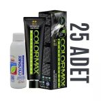 Colormax Kuaför Seti 60 Ml 25 Adet Saç Boyası + 25 Adet 90 Ml Oksidan Teşhir