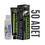 Colormax Kuaför Seti 60 Ml 50 Adet Saç Boyası + 50 Adet 90 Ml Oksidan Teşhir