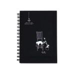 Colornote Papirüs Papirüs M217 Sert Kapak Spiralli Siyah Iç Kağıt 14X20 80YP. Çizgisiz Defter