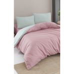 Colorpool Softly 200x220 CM Pudra-Su Yeşili Çift Kişilik Nevresim Takımı