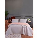 Colors & Colors Dilara 220x240 Gri Pudra Çift Kişilik Yatak Örtüsü Seti