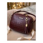 COLORSHERE BORDO ASKILI GOLD AKSESUAR DETAYLI URBAN OMUZ ÇANTASI