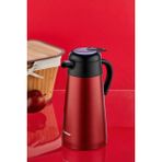 Colorstay Max™ 2 Litre Paslanmaz Çelik Termos Piknik-Ofis Kamp Termosu - Kırmızı - 2 lt