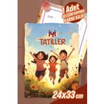 colortouch Çocuklar Temalı A4 Anaokulu Ana Sınıfı Gelişim Raporu Karne Kılıfı ( Kabı ) 1 Adet Karne Süsleme