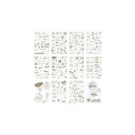 Colortouch Düğün Sticker Seti, 325 Adet Çıkartma, Misafir, Konuk Defteri Veya Fotoğraf Albumü - 1 Adet - 0 - Siyah