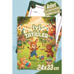 colortouch Geyik Ve Arkadaşları A4 Ana Sınıfı Gelişim Raporu Karne Kılıfı ( Kabı ) 1 Adet Karne Süsleme