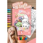 colortouch Kawaii Boyama Sayfaları Yetişkin ve Çocuk Boyama Sayfaları Kitabı