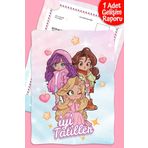 colortouch Kızlar Temalı A4 Anaokulu Ana Sınıfı Gelişim Raporu Karne Kılıfı ( Kabı ) 1 Adet Karne Süsleme