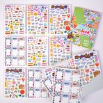 colortouch Sticker Set - Kızlar, Gençler ve Yetişkinler için 400 Adet Çıkartma Seti - Scrapbook Sticker Kitabı - Laptop, Günlük, Ajanda ve Planner için Bullet Journal Sticker Koleksiyonu
