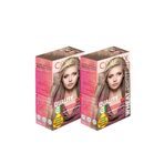 COLORX 2 Kutu Set Saç Boyası - 10.2 - Ekstra Küllü Açık Sarı