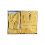 Colourıst Gold Banyo Bornoz Seti (S/M)