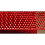 Colourmat Petek Desenli Paspas Pvc Islak Zemin Paspası - 90 x 150 cm - Kırmızı