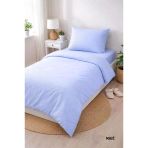Colours Soft Tek Kişilik Nevresim Takımı Açık Mavi
