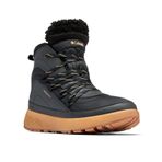 Columbia 2001431 Red Hills Omni-Heat Siyah - Turuncu Renk Tüy Detay Kadın Kar Botu