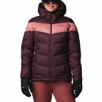 Columbia Abbott Peak II Insulated Koyu Bordo Kadın Kayak Montu