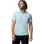 Columbia AM1495 Tech Traıl Utılıty Polo Açık Mavi Erkek Polo T-Shirt - 2XL