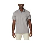 Columbia AO2933-004 Erkek Tech Trail Polo Gri T-shirt