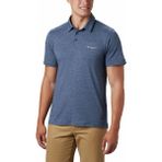 Columbia AO2933-479 Mavi Tech Trail Polo Erkek T-Shirt