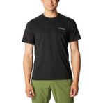 Columbia AO4786-010 Summit Valley SS Crew Siyah Outdoor Erkek T-shirt