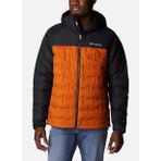 Columbia Çok Renkli Erkek Kapüşon Yaka Çizgili Mont WM5083 GRAND TREK II DOWN HOODED JA