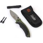 Columbia Company Paracord El Feneri Magnezyum Çubuğu Kılıflı Kamp Seti Haki