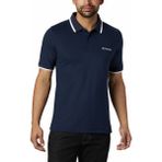 Columbia Cove Dome Butte Solid Pique Lacivert Kısa Kollu Polo Erkek T-shirt