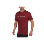 Columbia Cs0001-664 Csc Basic Logo Erkek Bordo T-Shirt