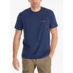 Columbia CS0282 CSC M BASIC SM LOGO BRUSHED Lacivert O Yaka Erkek T-Shirt