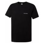 Columbia Cs0282 Csc M Basic Sm Logo Brushed Ss Tee Erkek T-Shirt - Siyah