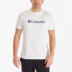 Columbia CS0287-100 M Basic Erkek Beyaz Outdoor T-Shirt