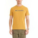 Columbia CS0287-718 Basic Big Logo Sarı Outdoor Erkek T-shirt