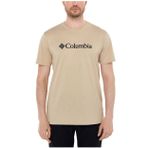 Columbia CS0287 CSC M BASIC BIG LOGO BRUSHED O Yaka Baskılı Deve Tüyü Erkek T-shirt