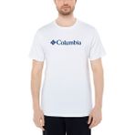 Columbia Cs0287 Csc M Basic Big Logo Brushed Ss Tee Erkek T-Shirt - Beyaz - XL