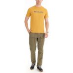 Columbia Cs0287 Csc M Basic Big Logo Brushed Ss Tee Erkek T-Shirt - XL - Sarı