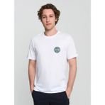 Columbia CS0416 Csc M Button Stamp Scrıpted Ss Erkek T-Shirt - Beyaz