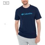 Columbia Csc Basic Logo™ Shirt Erkek Tişört - 2XL - Lacivert