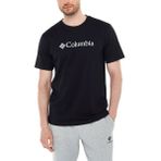 Columbia CSC Basic Logolu Brushed Kısa Kollu Erkek T-Shirt CS0287-010 - Siyah - 2XL