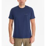 Columbia CSC Basic SLogo Brushed Erkek Kısa Kollu T-Shirt Koyu Lacivert %50 Pamuk %50 Polyester Outdoor Kullanım - 3XL