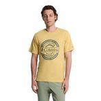 Columbia CSC Button Badge Kısa Kollu T-Shirt, S, 9120871715, Sarı, Erkek