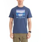 Columbia CSC Colorful Vista Dağ Mavisi Kısa Kollu Erkek T-shirt