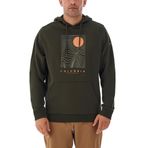Columbia Csc Linear Drifts Koyu Yeşil Kapüşonlu Erkek Sweatshirt