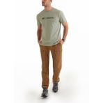 Columbia CSC M Basic Logo Brushed Bej Erkek Kısa Kollu T-Shirt