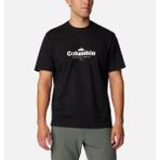 Columbia Csc M Elevated High Ss Tee Erkek Kısa Kollu Tişört CS0358-010 - Siyah