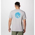 Columbia Csc M Pfg Circle Bass Ss Tee Erkek Kısa Kollu Tişört CS0424 - XL - Gri