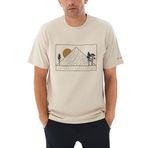 Columbia CSC Peaked Sunscape Bej Kısa Kollu Erkek T-shirt