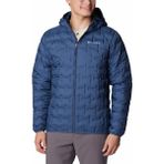 Columbia Delta Ridge Down Hooded Erkek Mont WO0954-849 - Mavi - S
