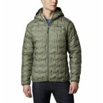 Columbia Delta Ridge Down Hooded Yeşil Erkek Kaz Tüyü Mont