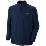 Columbia EM6503-466 Klamath Range II Half Zip Erkek Polar - Koyu Lacivert